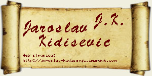 Jaroslav Kidišević vizit kartica